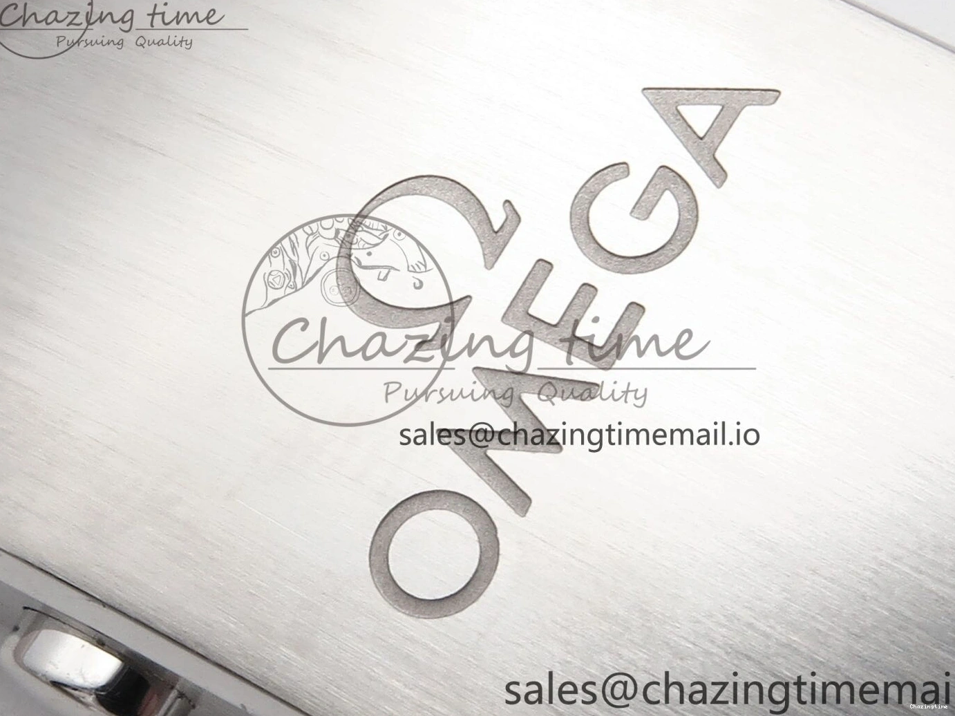 0131 Seamaster 300m Chrono SS RG OMF 1:1 Best Edition Blue Dial on SS RG Bracelet A Timeless 7686